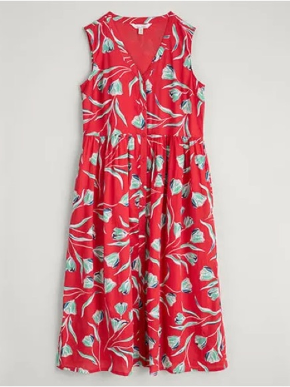 SEASALT Cornwall Shale Way Dress Painted Tulips BNWT